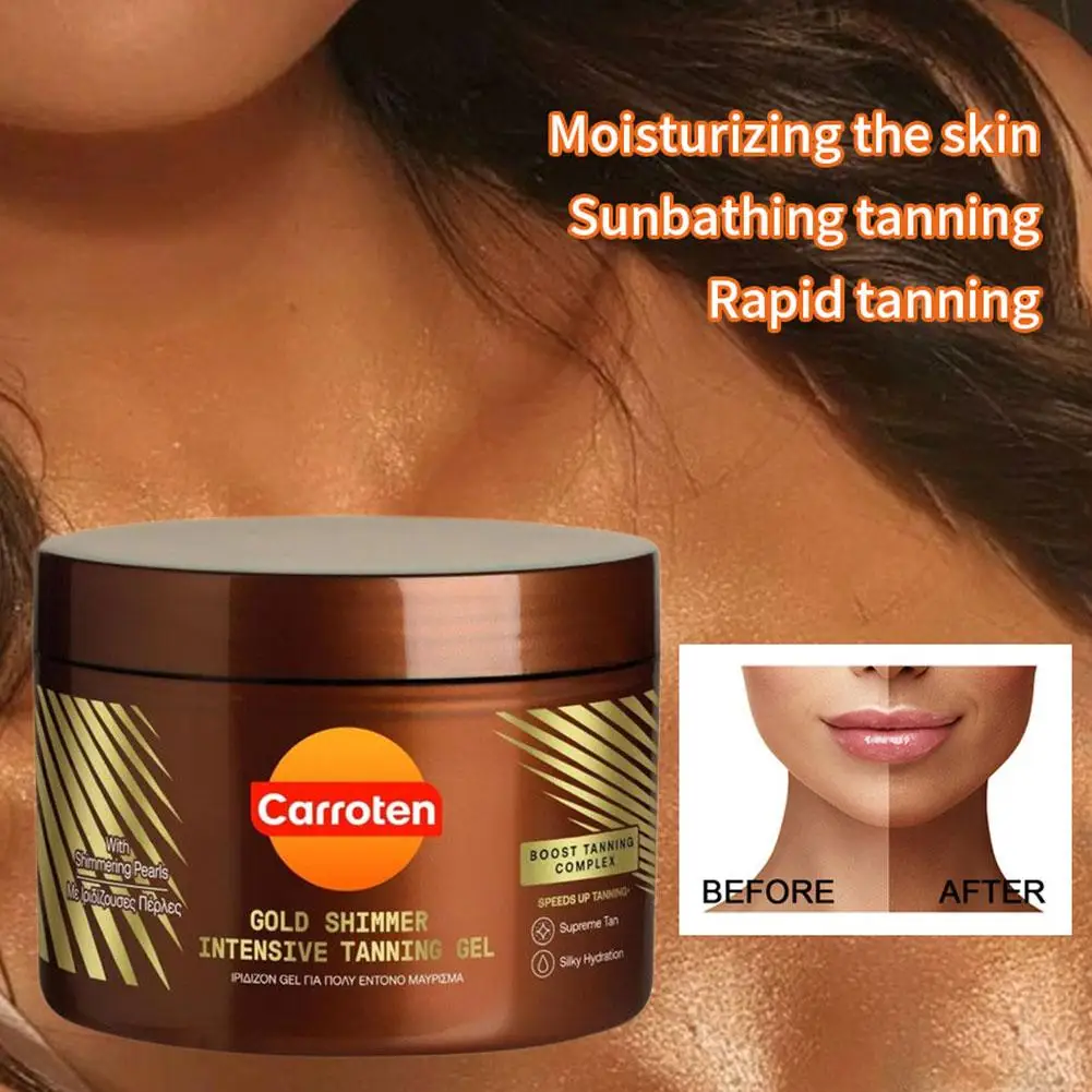 Carrot-Infused Hydrating Bronzing Gel for a Sunless, Natural-Looking Tan