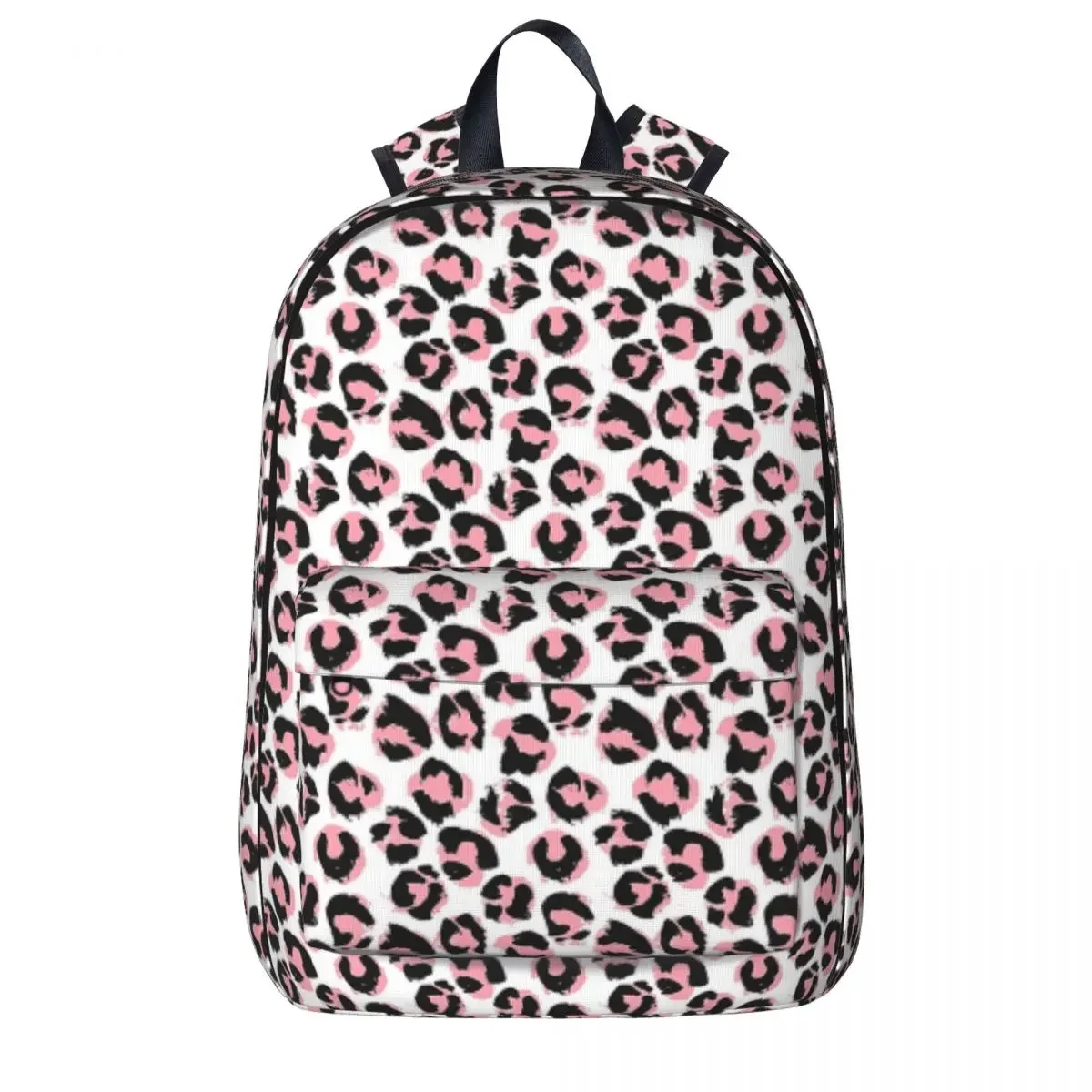 

Pink Leopard Backpacks Large Capacity Book bag Shoulder Bag Laptop Rucksack Waterproof Travel Rucksack Children School Bag