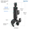 Camera Clamp Mount for GoPro DJI Insta360 Dual 360°Ball Head Magic Arm Universal Holder Bike Handlebar Motorcycle Bracket 2