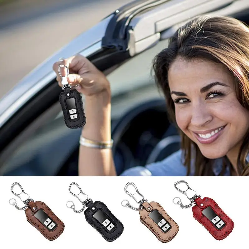 

Car Key chain Bag Fashion Leather Car Key Storage Case Protective Artificial Leather Case For Key Creative Keyring Organizer