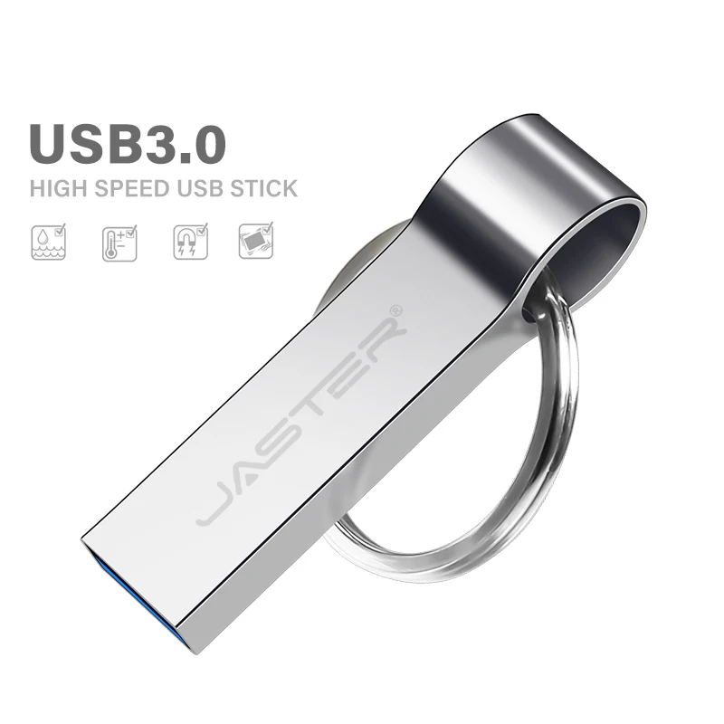 USB 3.0 미니 메탈 USB 플래시 드라이브 64GB 무료 키링 메모리 스틱 블랙 펜 드라이브 32GB 창의적인 선물 펜드라이브 16GB 8GB 4GB
