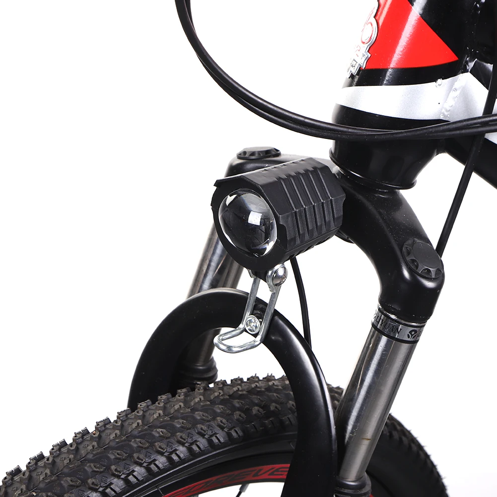 2 in 1 Electric Bike Light with Bell Motorcycle Headlight Ring Waterproof Electric Scooter Front Light Lamp with Horn