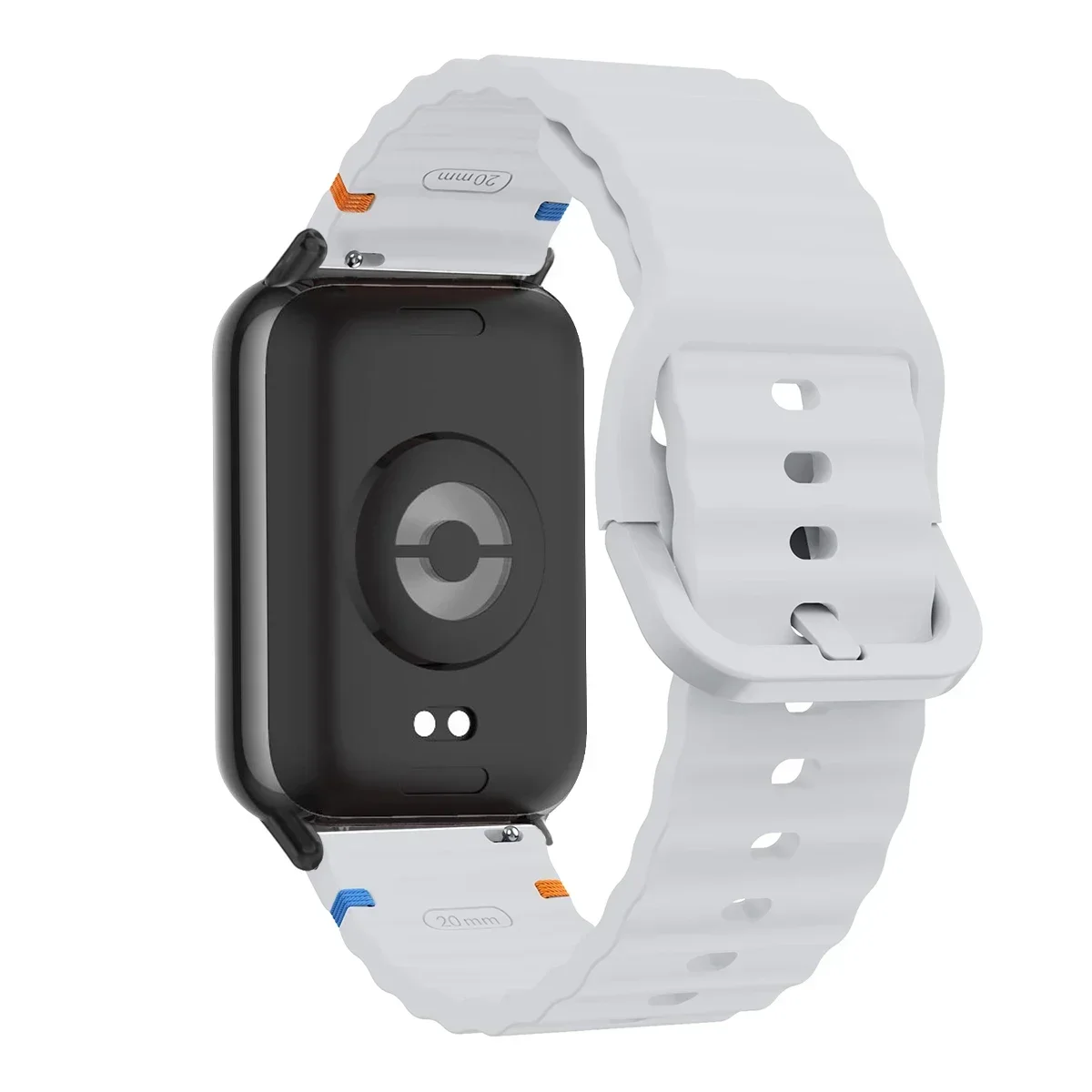 Wave Pattern Silicone Sports Strap | Replacement Wristband