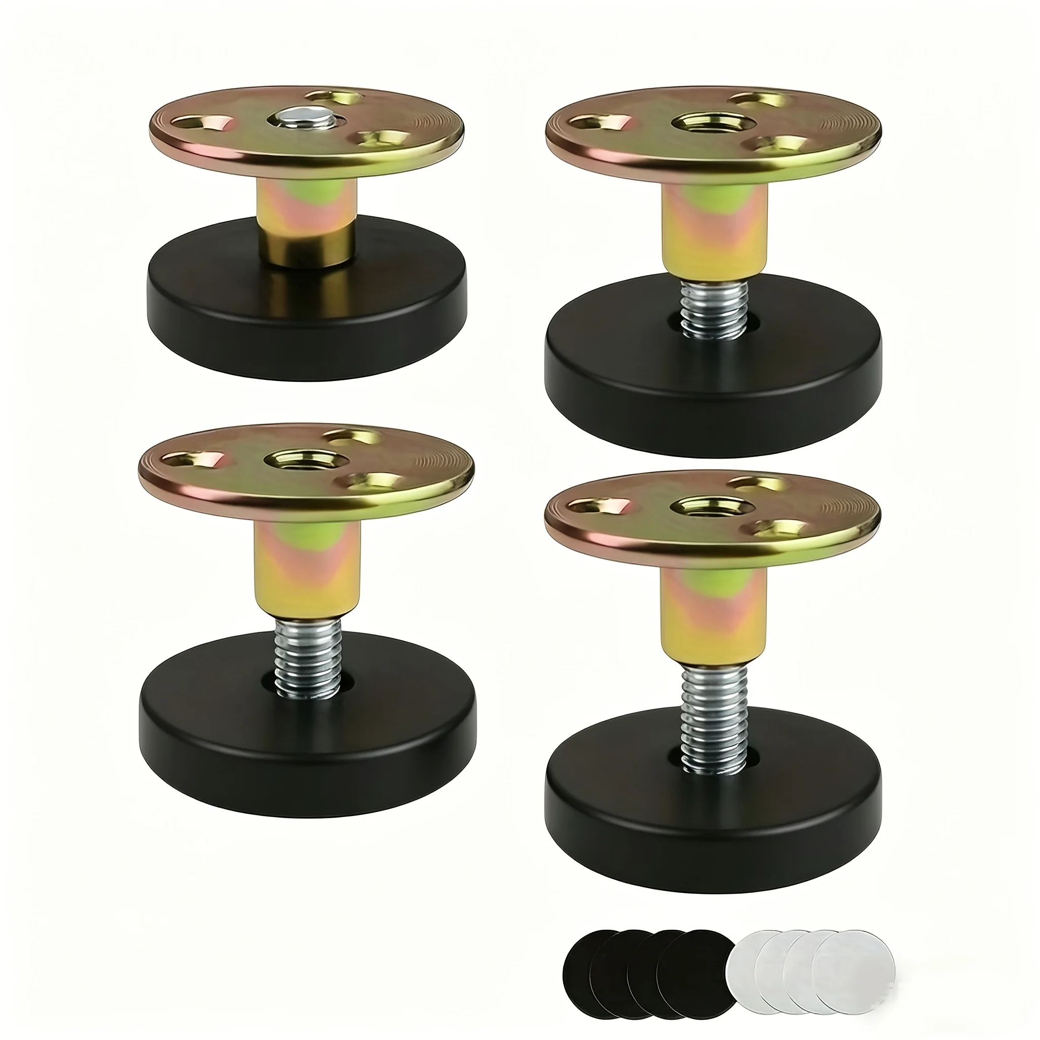 조절 가능한 철제 침대 프레임 흔들림 방지 도구, 30-44mm, 벽 보호, 간편 설치, 현대적인 디자인, 100kg 중량 용량