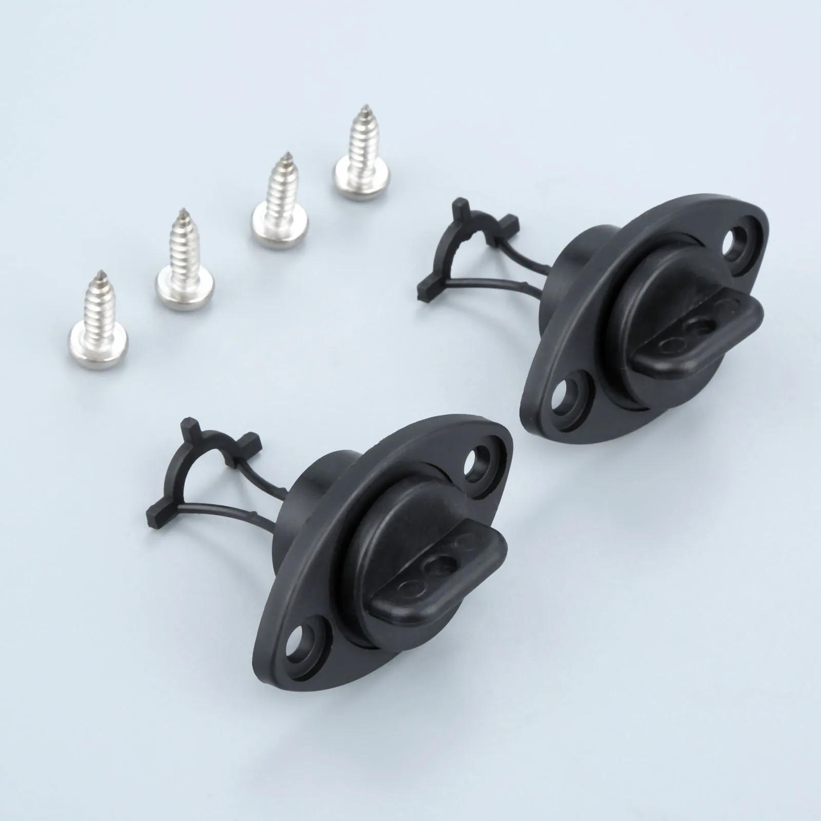 Kayak Drain Plugs 2 Pcs With 4 Pcs Screws For Dinghy Kayak Canoes Boats