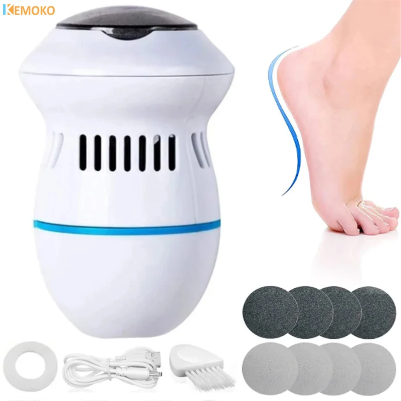 

Electric Callus Remover Cordless Foot Dead Skin Callus Dry Coarse Skin Remover Rechargeable Professional Pedicure Foot Care Tool