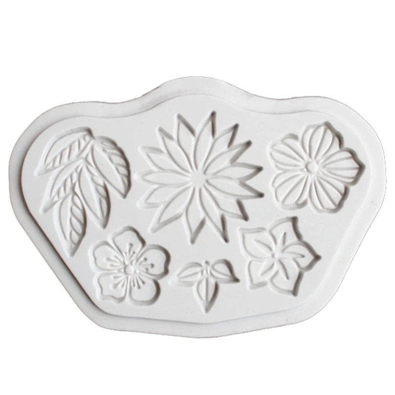Flower Fondant Mold Chocolate Candy Silicone Cake Cupcake Decorating Mold Tool