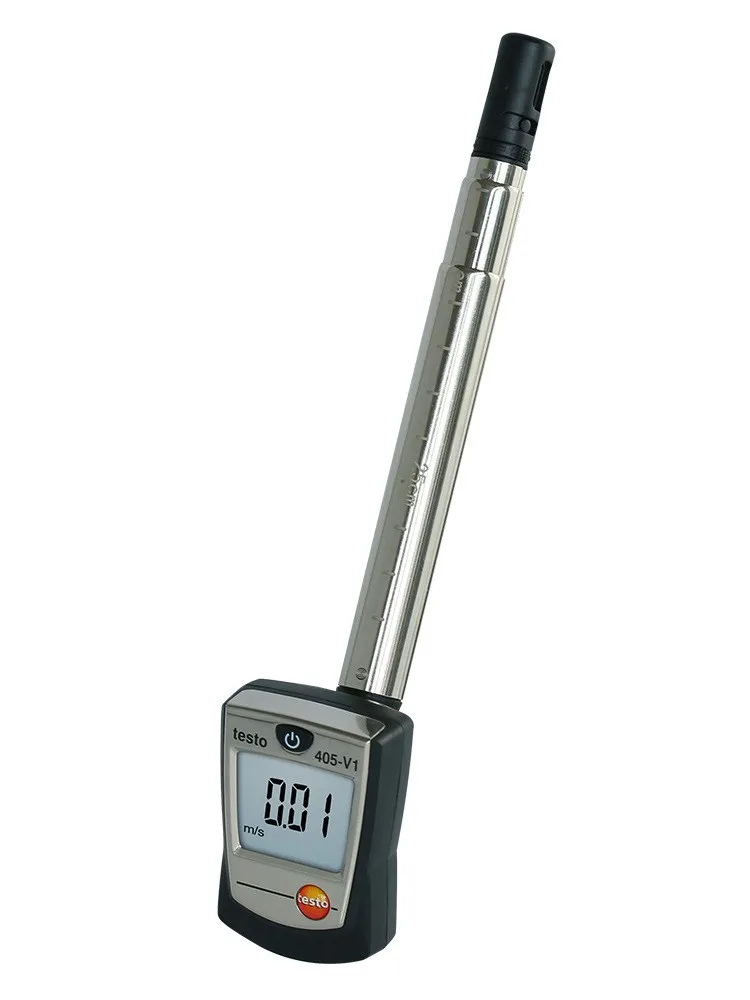 Testo 405-V1 Anemometro A Filo Caldo Anemometro Digitale Portatile Termico Strumento Di Misurazione Della Velocità Dell'Aria Intelligente Per Interni