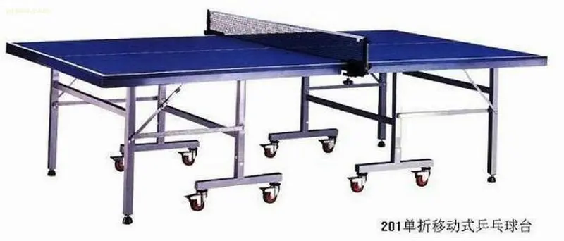 Movable Indoor Table Tennis Table Foldable Exercise Equipment Main Material MDF for Outdoor Sports Ping Pong Pingpong