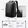 BOPAI Men's Leather Backpacks Business Backpacks Large Capacity First Layer Leather Computer Backpacks Luxury Leather Bag Series 6