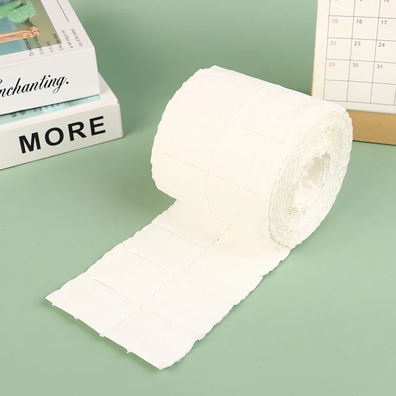 300pcs/roll Nail Cotton Wipes UV Gel Nail Tips Polish Remover Cleaner Lint Paper Pad Soak Art Cleaning Manicure Tool nail polish remover,nail gel remover,nail polish remover wipes,nail cotton pads,disposable nail pads