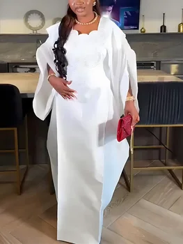 2025 African Dresses for Women Traditional Africa Clothing Dashiki Ankara Outfits Gown Abayas Robe Muslim Kaftan Maxi Long Dress 1