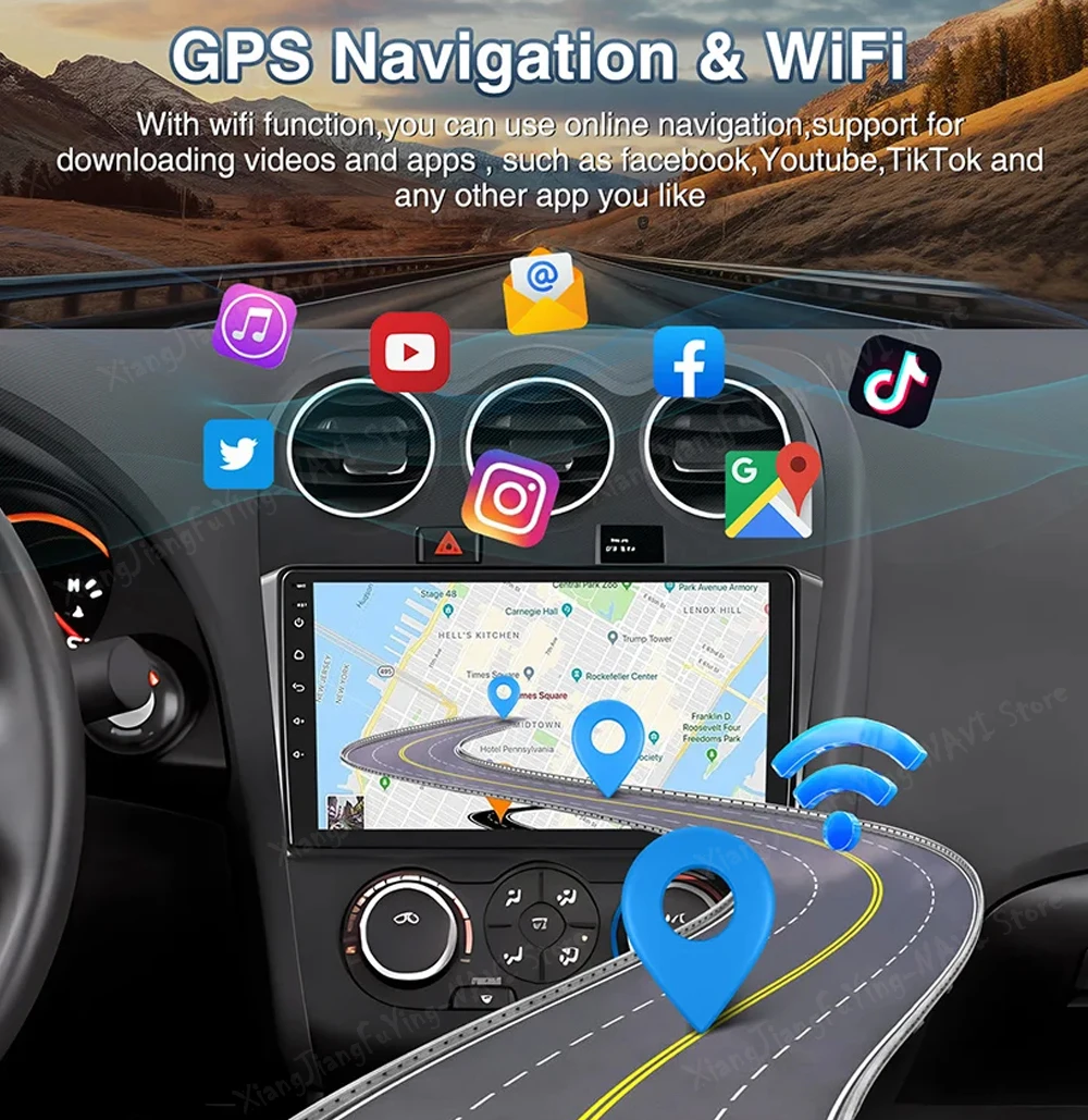 Per Nissan Sylphy B17 Sentra 12 2013-2018 Navigatore GPS Lettore Multimediale Bluetooth Wireless CarPlay Auto 4G WIFI DSP RDS - Image 6