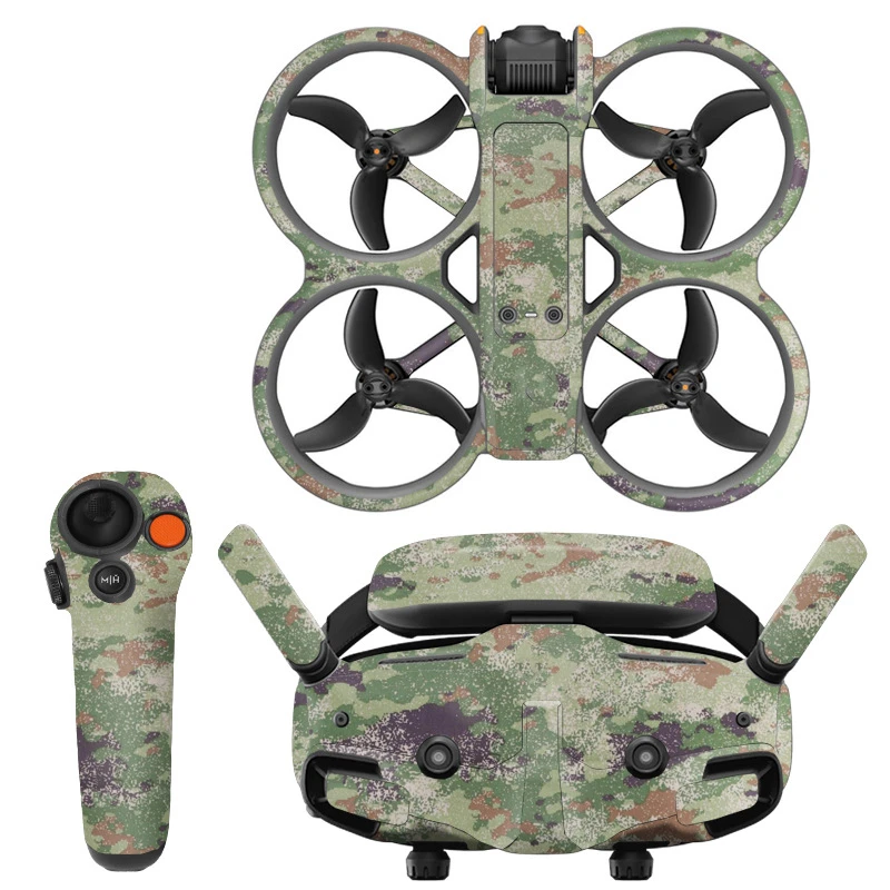 2 Colorful Stickers Crossing Machine for DJI Avata GOGGLES 3 Glasses Sticker Set
