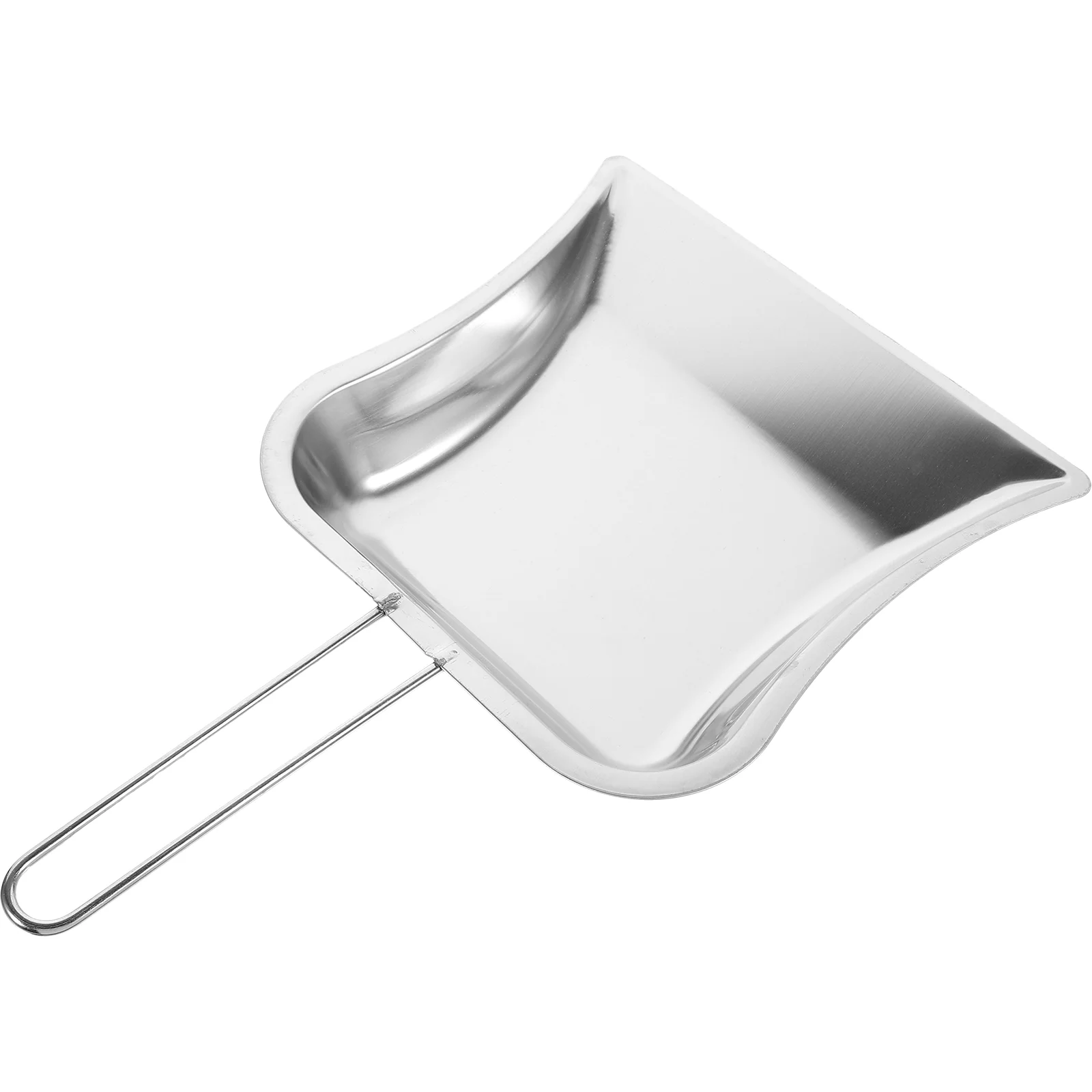 

Heavy Duty Metal Dust Pan Stainless Steel Dust Pan Handle Handheld Trash Shovel Precision Edge Small Dustpan Home