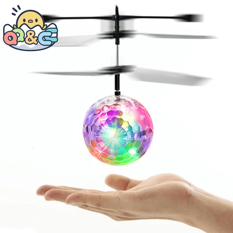 Mini Remote Control LED Light Helicopter Toy