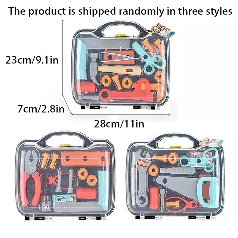 Kids Tool Set Kits, Simulated Repair Tool Set, Pretend Play House Toy Set With Toy Screwdriver For Kids