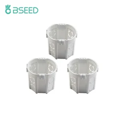 BSEED Customizable Glass Panel Socket with USB and Switch Functions - Wall Box 3Pack