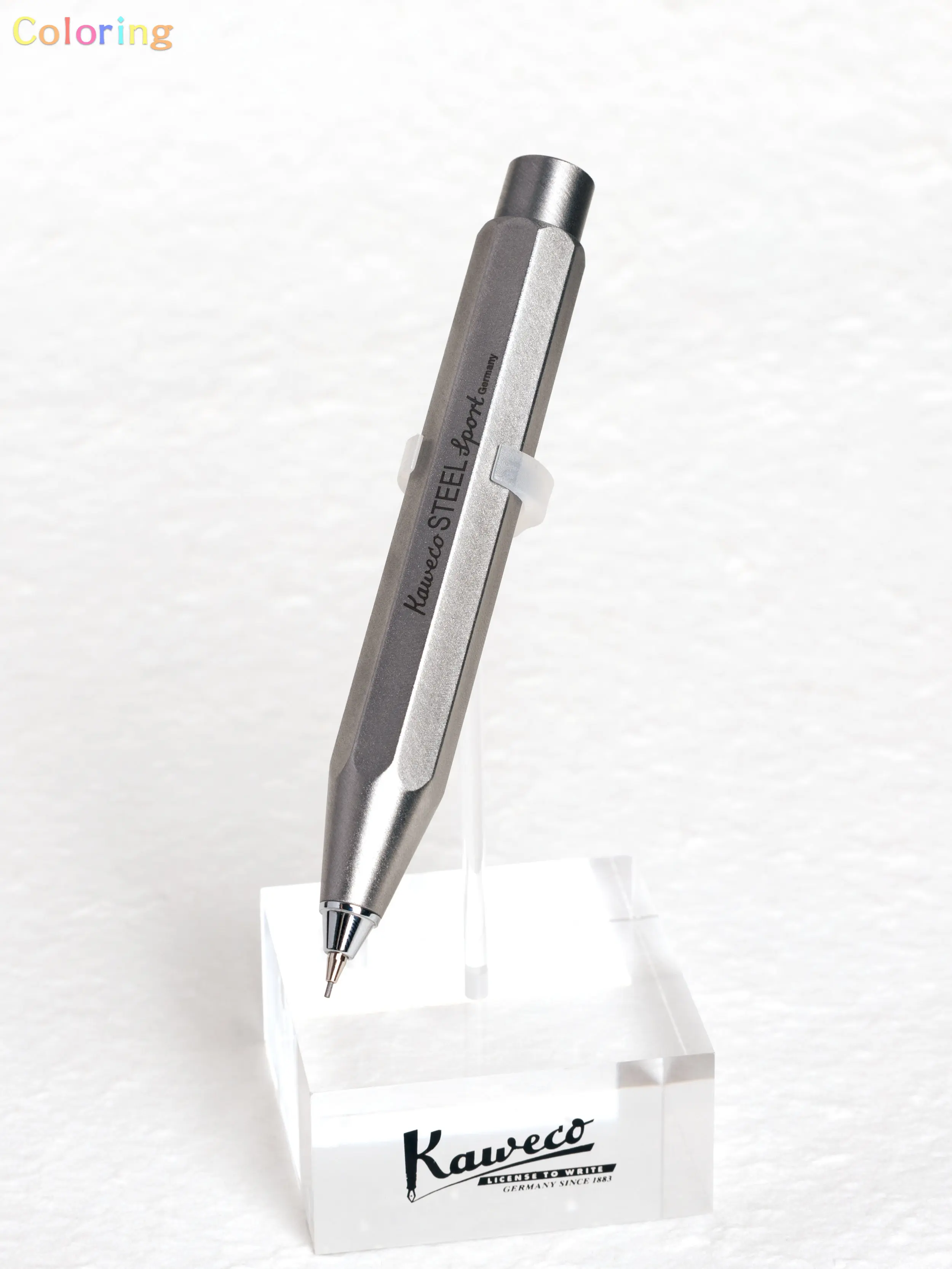 Kaweco 스틸 스포츠 0.7mm 추진 연필, Kaweco 기계식 연필, 컬렉션 필기 선물 펜, 선물 주석 상자, 독일