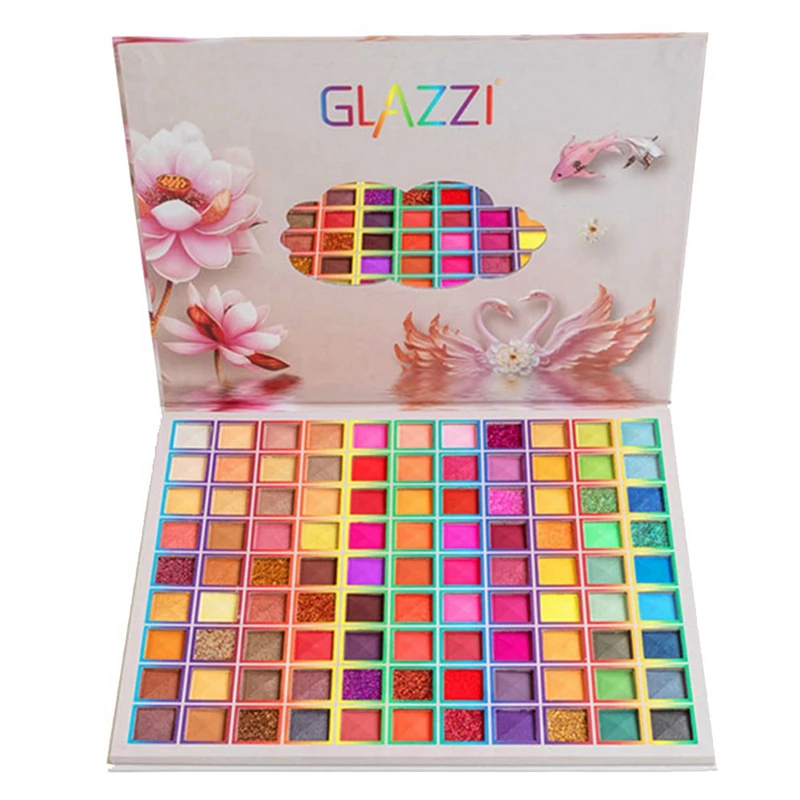 

GLAZZI 99 Colors Professional Stage Makeup Eyeshadow Waterproof Eye Shadow Glitter Eye Cosmetic Tools