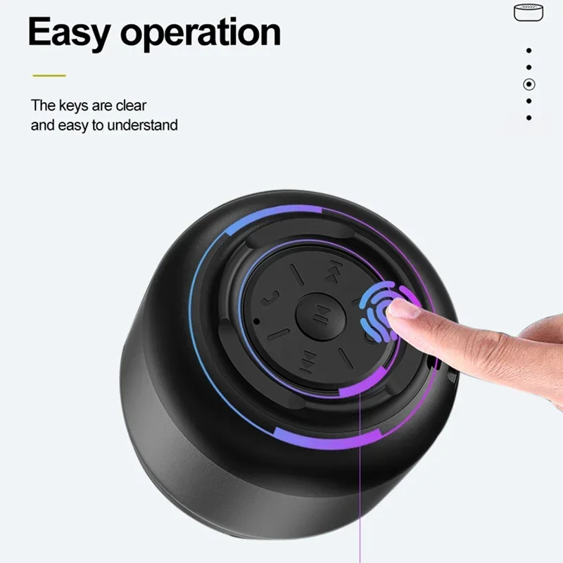 Ortable Bluetooth Wireless Bluetooth Speaker Subwoofer Portable Player RGB Light Speakers Waterproof USB Speaker Mobile Phone 4