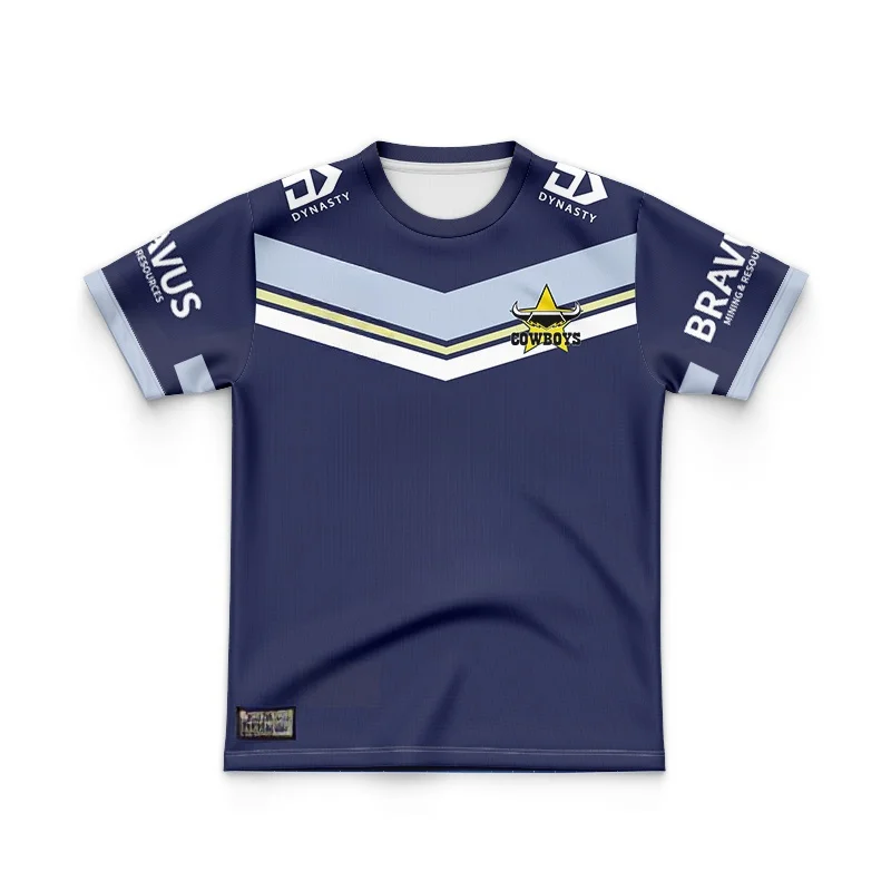 

2024 North Queensland Cowboys Kids Home/Away Rugby Jersey