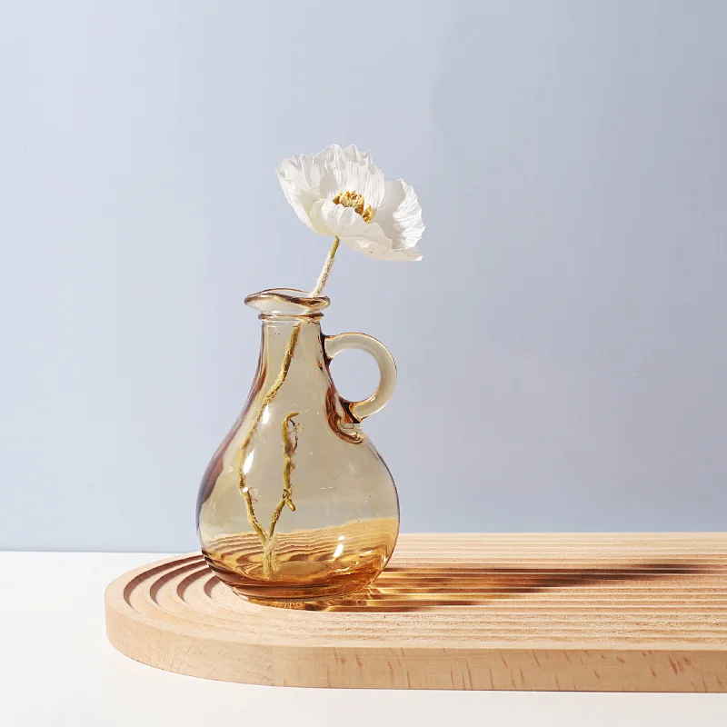 Nordic Modern Ins Style Creative Hydroponic Transparent Glass Vase Living Dining Room Desktop Decor Personalized Art Ornament 2