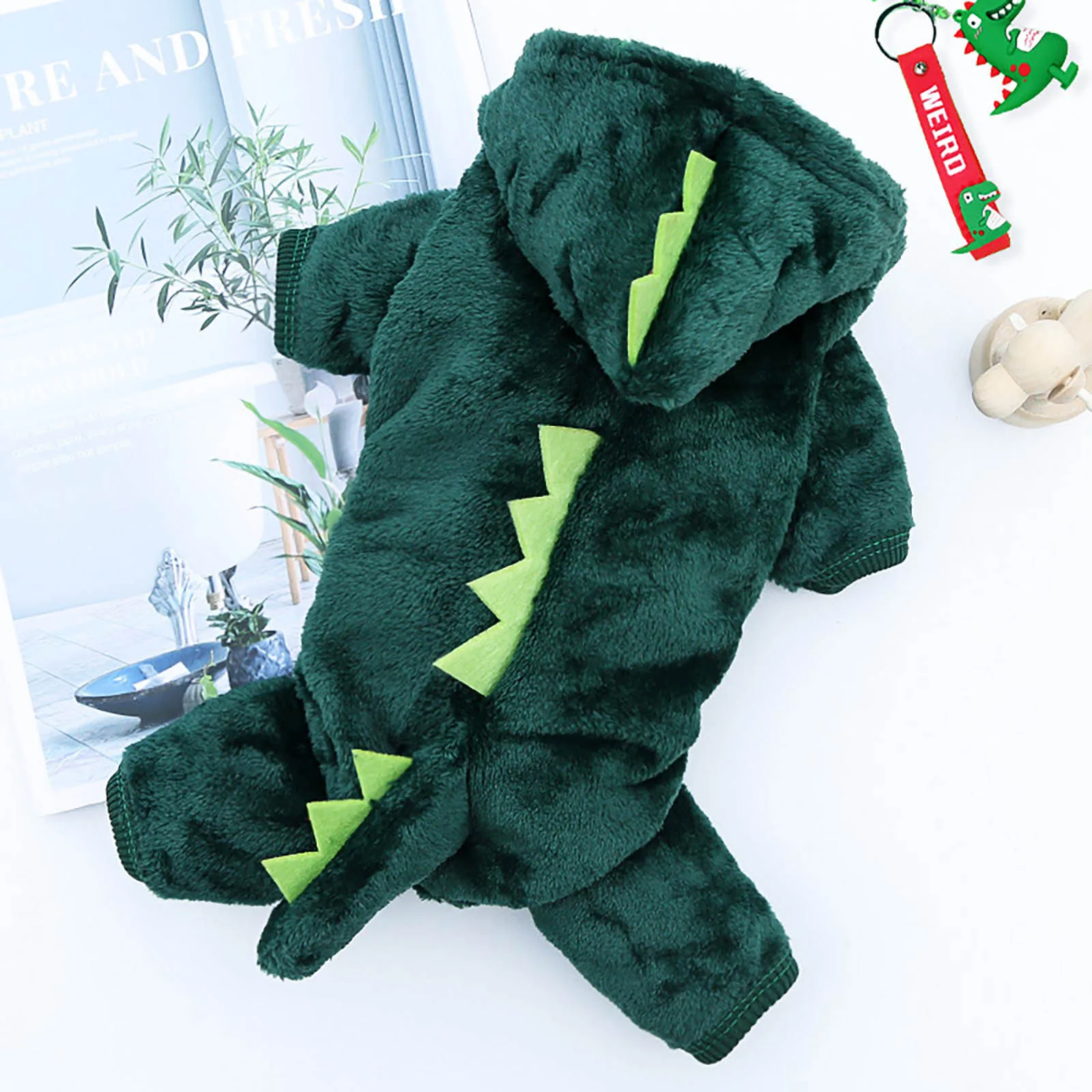 Small Dog Dinosaur Costume 4