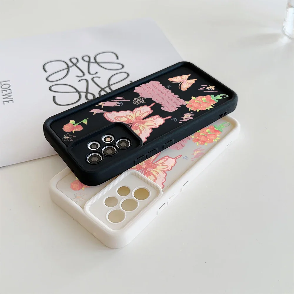 Butterfly Silicone Bumper Phone Case - Cute and Protective Design