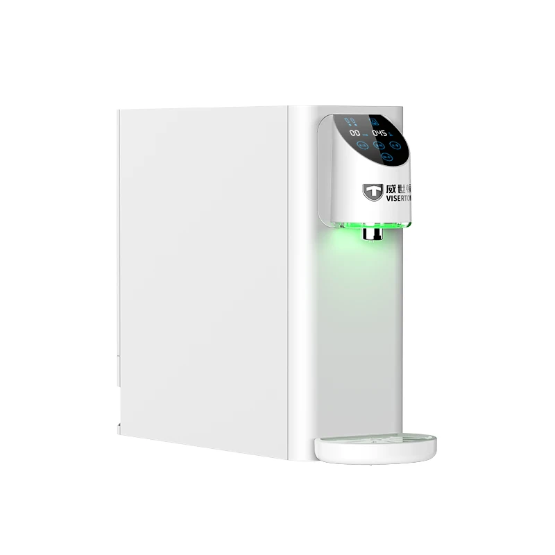 Viserton T5 Mini Smart Free Installation RO Water Filter Instant Hot Cold Desktop Water Dispenser 4 smart key emulator k518 programmer for all makes no token limitation free update online