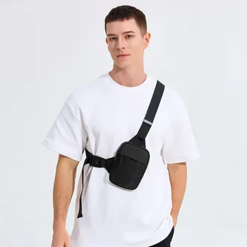 Nuova borsa da petto per uomo e donna, borsa a tracolla sportiva casual per fitness, borsa da petto, borsa casual giapponese da uomo, mini borsa