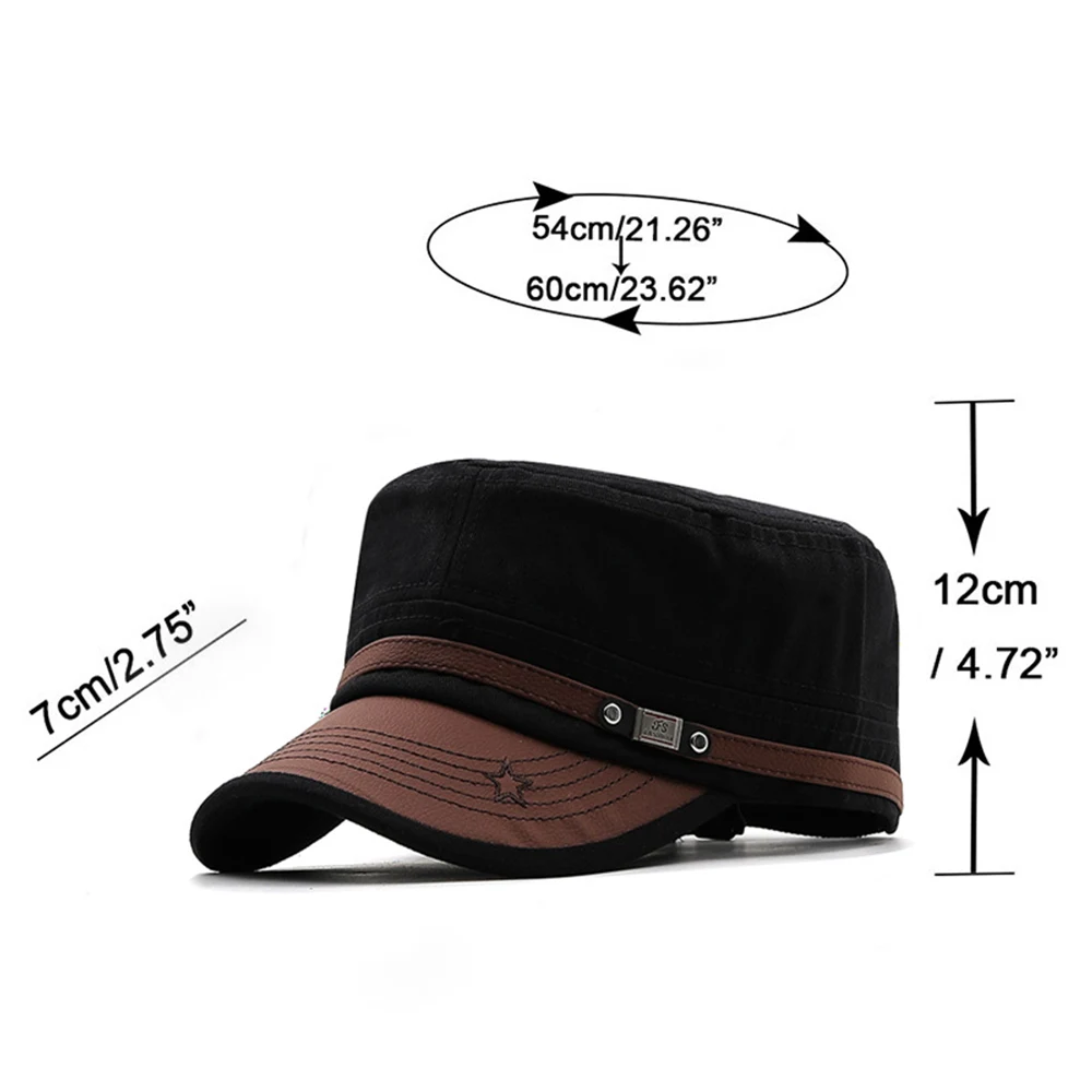 Baseball Cap Flat Cap Flat Vintage Cap Casual Cadet Hat Man Flat Top Caps Fashion Cotton Visor Hats Summer Autumn Vintage Casual Hats Adult Dad Hat Unisex