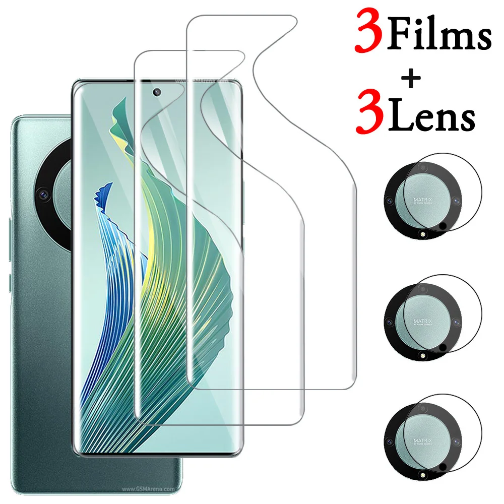 Pellicola Per Honor Magic5 Lite Vetro Morbido For Magic4 Hydrogel Film For Huawei Honor Magic5 Pro Screen Protector Honor Magic5 Ultimate Pellicola Pr