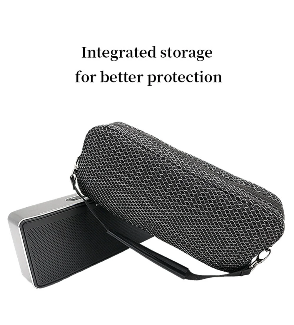 Portable Translucency Bag for BOGASING S8 Pro Max Bluetooth Speaker Sound Permeable Bags Outdoors Travel Carrying Case