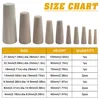 10Pcs Wooden Hole Plugs Kit 7 Sizes Marine Tapered Conical Drain Stopper scupper plugs for boats Yacht Parts and Accessories 2