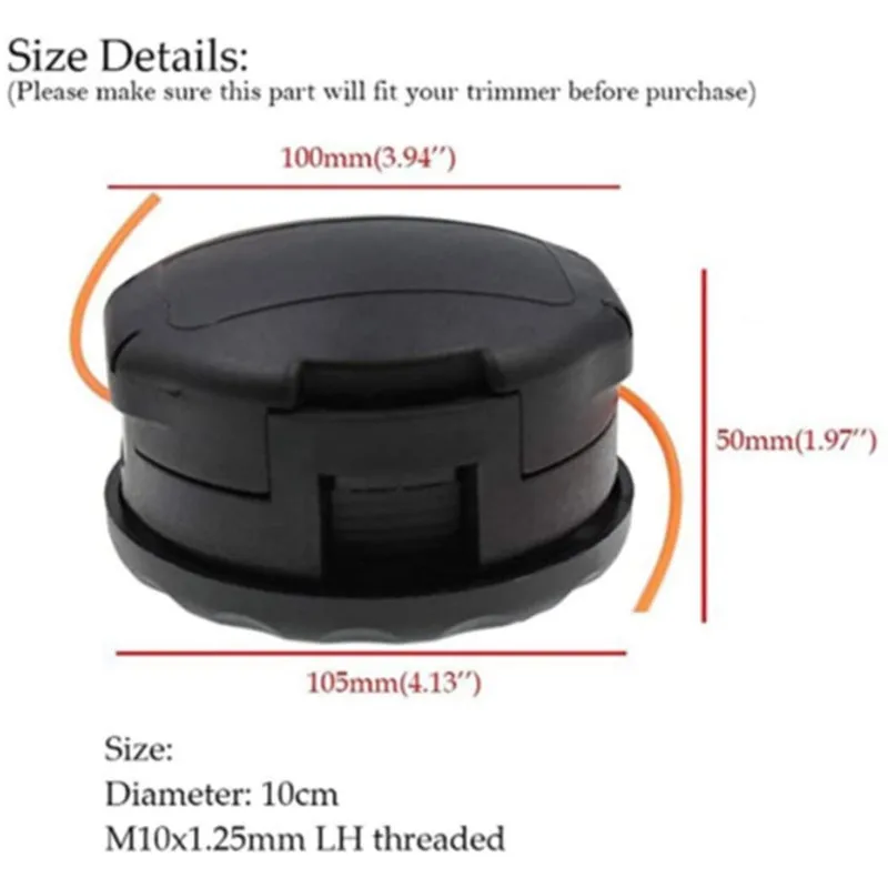 String Trimmer Head for Echo Speed Feed 400 SRM-225 SRM-230 SRM-210 Echo Weed Eater Pas210 Pas211 Pas225 grass trimmer head,grass trimmer