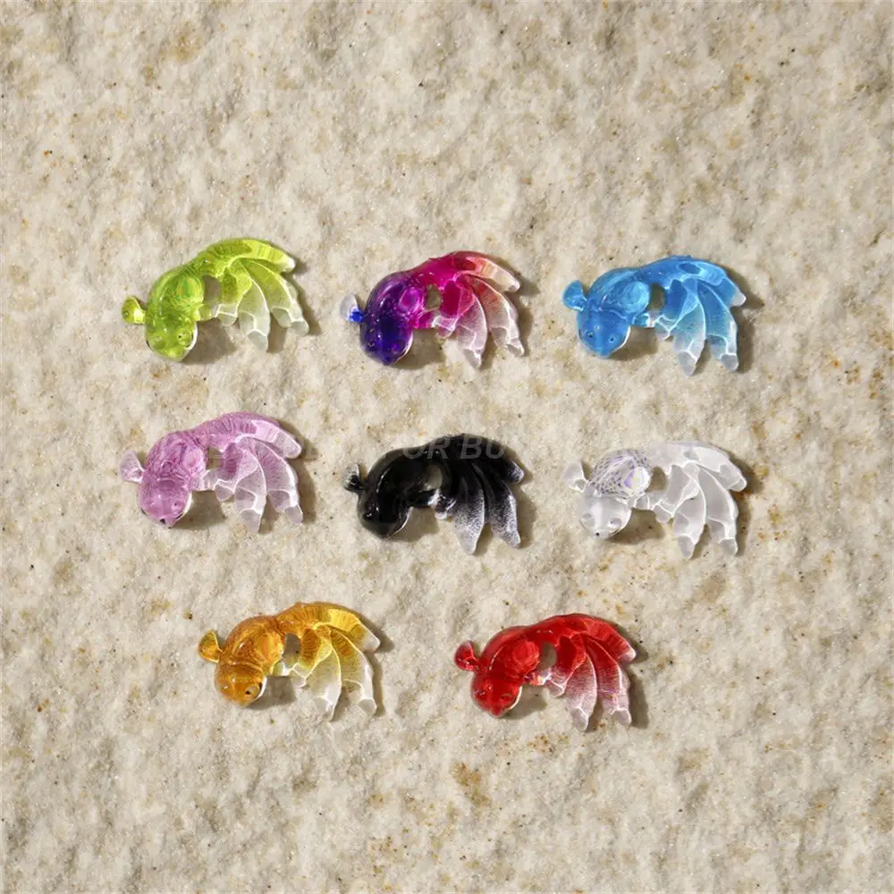 

3D-рисунок «рыбий хвост», украшение для ногтей, прозрачное украшение для ногтей «Золотая рыбка», желе, 3d Рисунок, украшение для ногтей, инструмент для нейл-арта