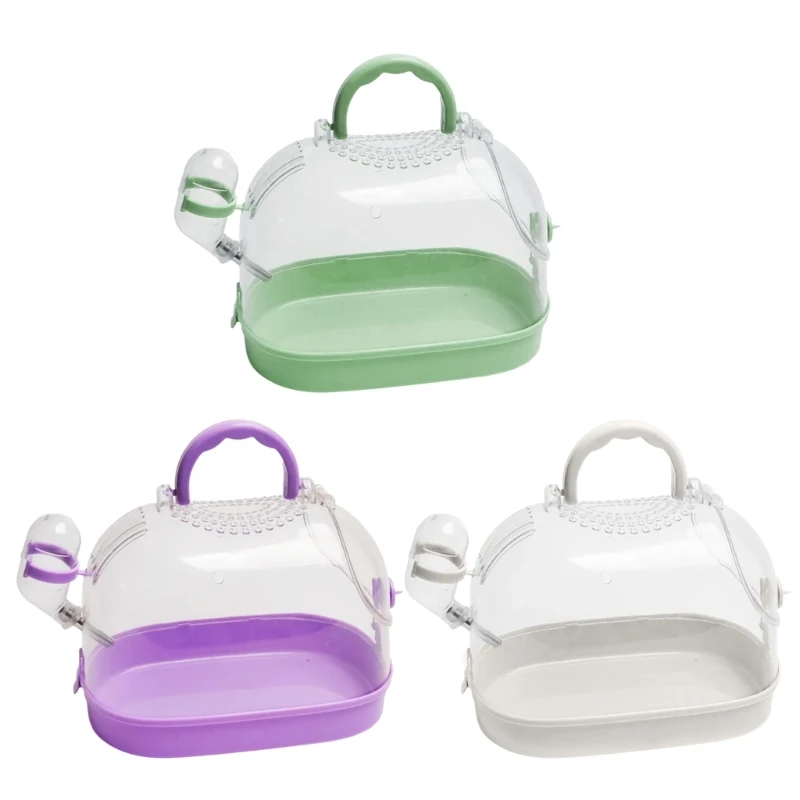 

Small Animal Travel Cage Small Pet Carriers Ventilable Hamster Hand Carrying Box New Dropship