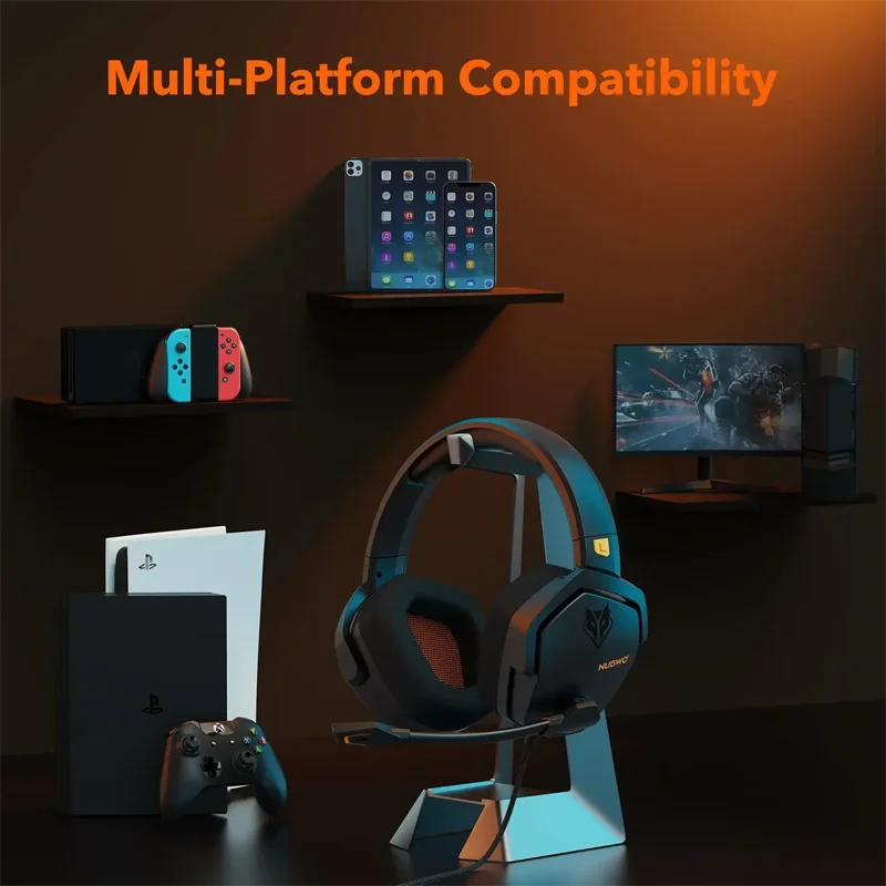 NUBWO N16 HIFI Noise-Canceling Gaming Headset with Stereo Sound and Comfortable Design