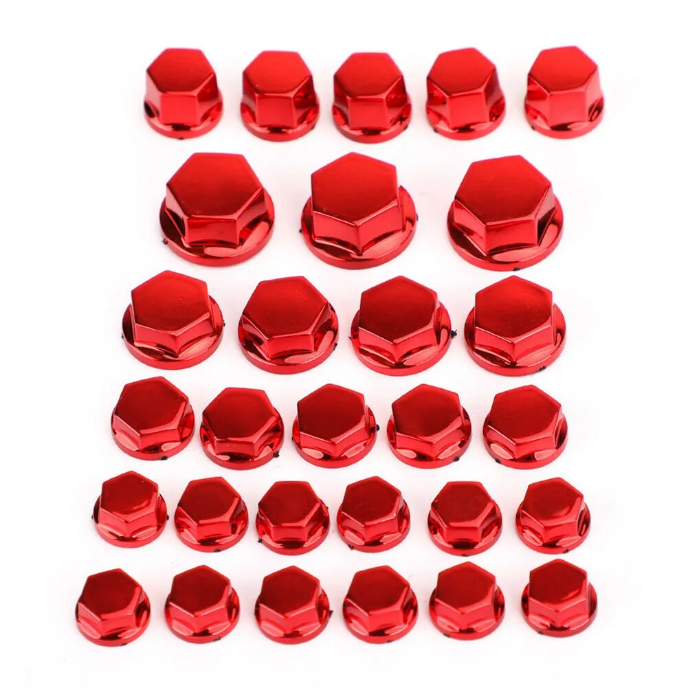 

Socket Screw Covers 30 Pieces of Motorcycle Hexagon Socket Screw Covers Prevent Rust and Water Deposits on Bike Parts