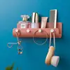 Adhesive Hanging Key Holder Wall Mounted Kitchen Drying Rack Durable No Drilling Storage Container for Bracelet Phone Mails 4