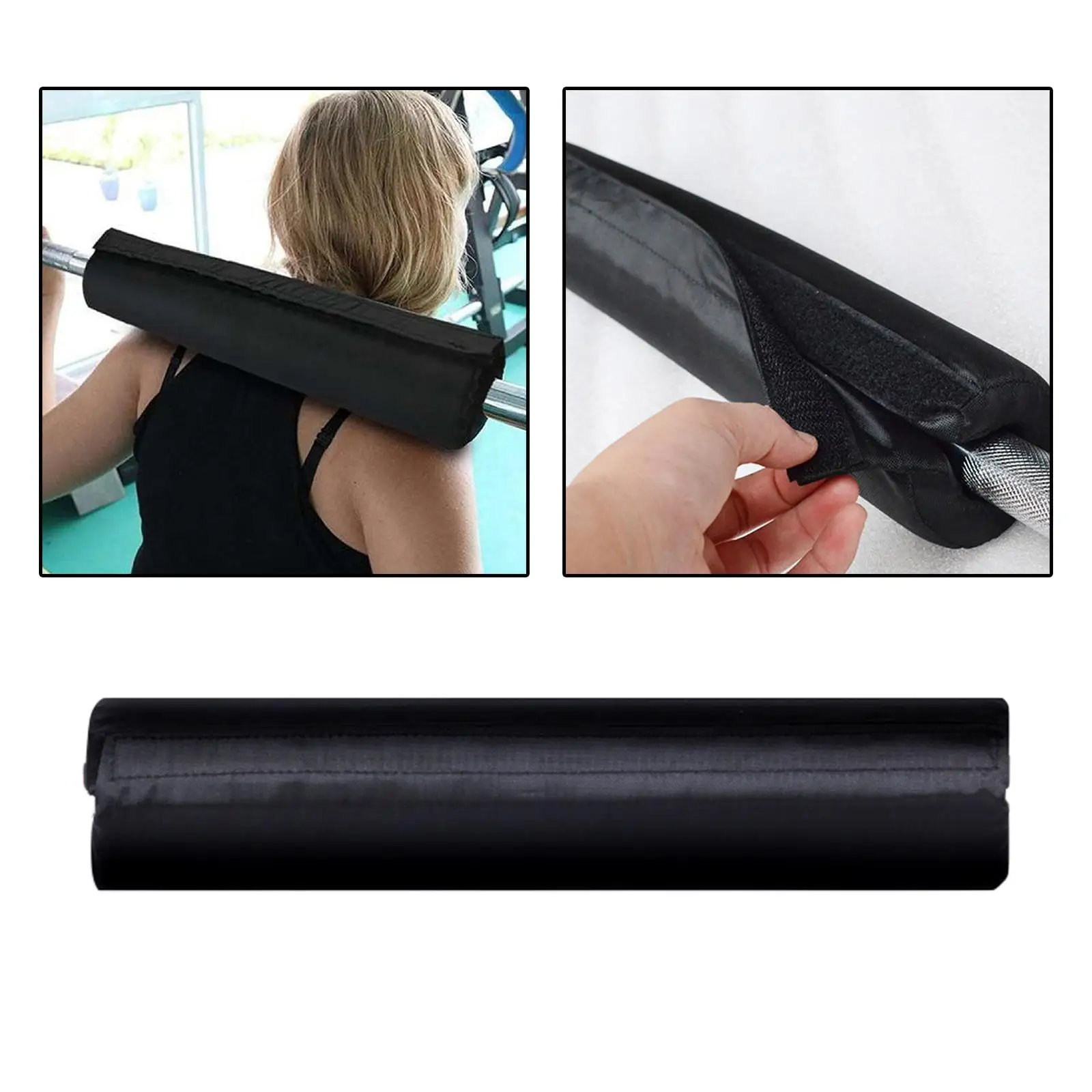 Thick Sponge Squat Pad Fitness Neck Shoulder Support Protective Padding Barbell Foam Nylon Bar Pad for Squats weight lifting accessories gym exercise equipment