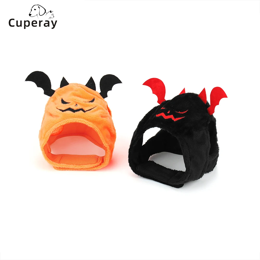 

Cat Halloween Costume Pet Dog Halloween Cat Devil Hat Costumes Pumpkin Hat Cat Puppy Party Cosplay Dress Up Headdress Decoration