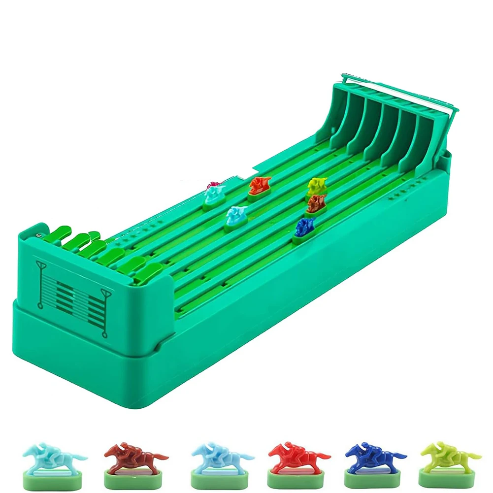 Desktop Horse Racing Game with 6 Horse Horse Race Game Interactive Toy Hand Eye Coordination for Adults Kids