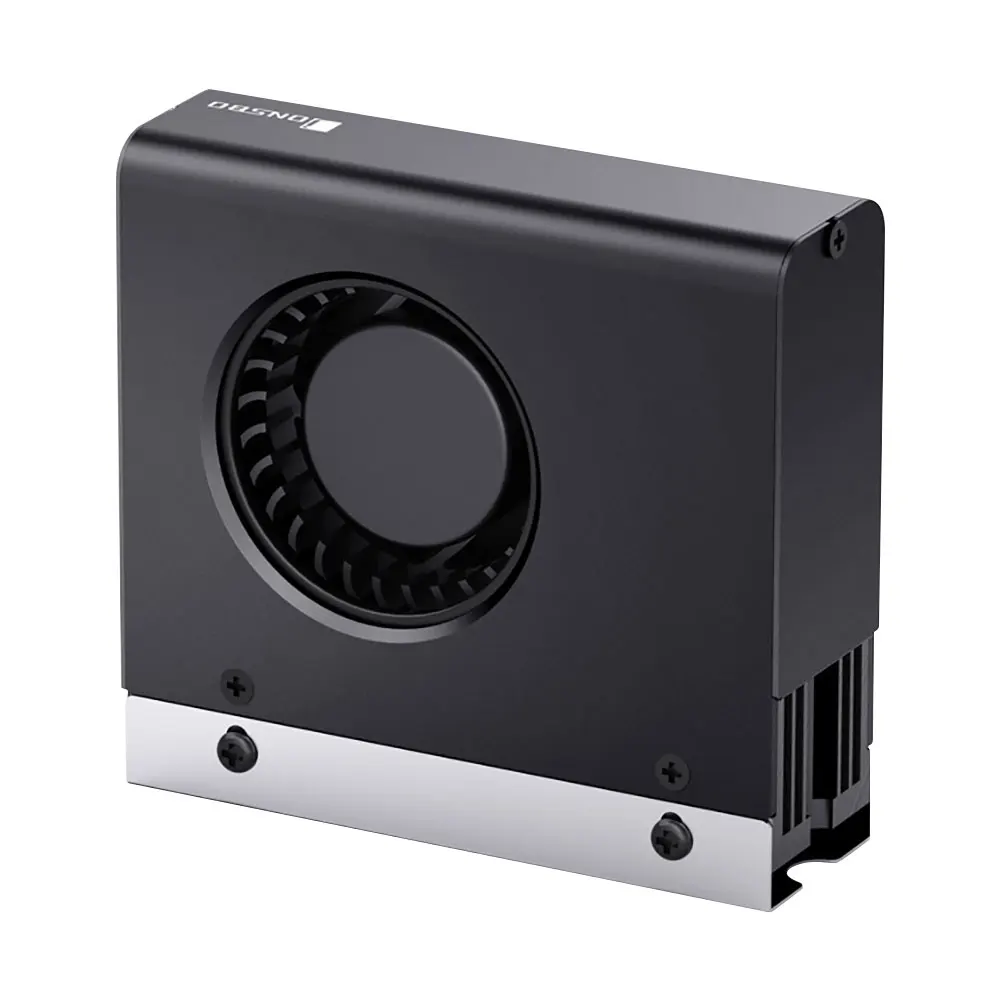 Solid State Hard Disk Cooler Radiator Aluminum Alloy Active Passive Fan M.2 2280 SSD Cooling