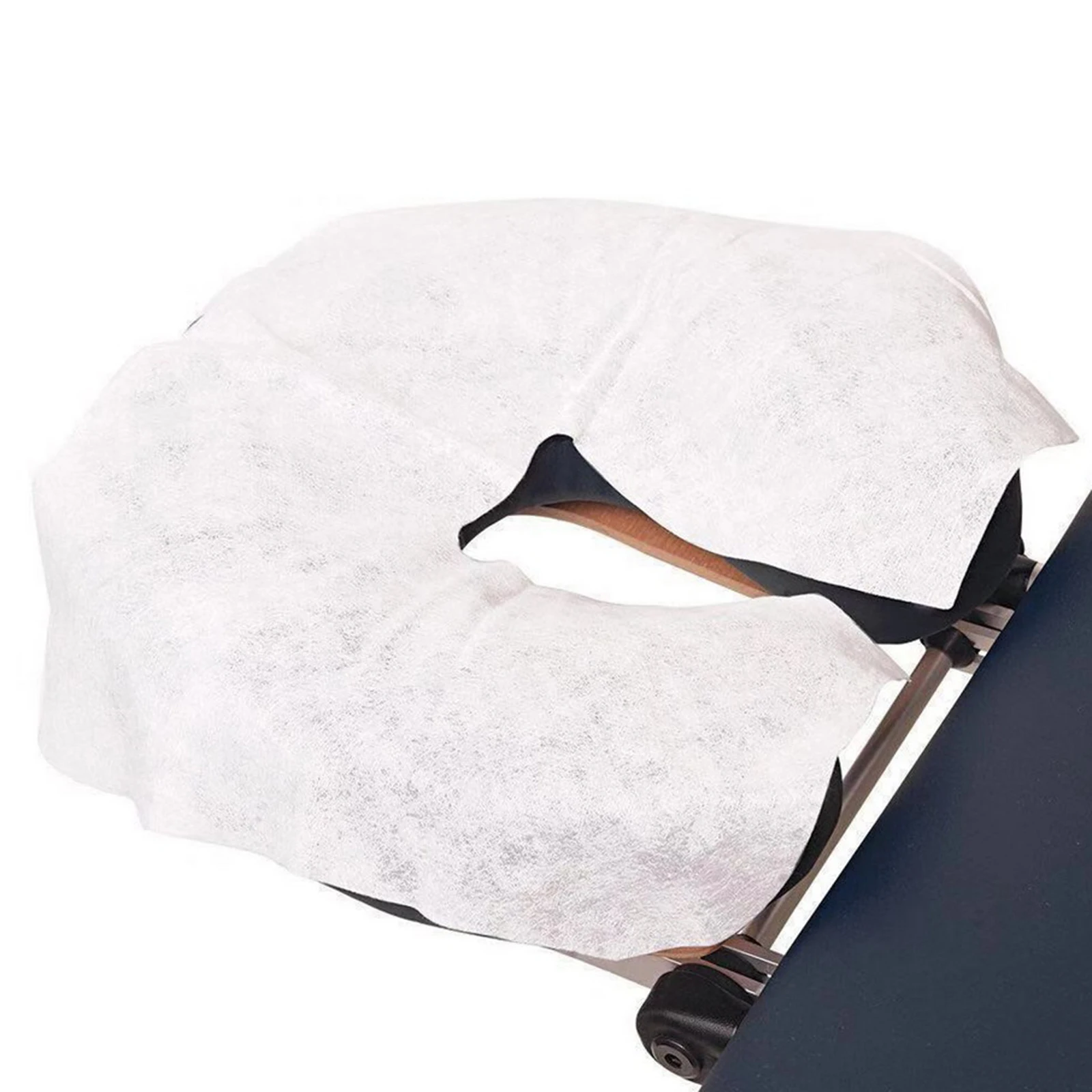100x Disposable Face Cradle Covers Pillow Cushion Cover for Massage Tables Beauty Salon Bed