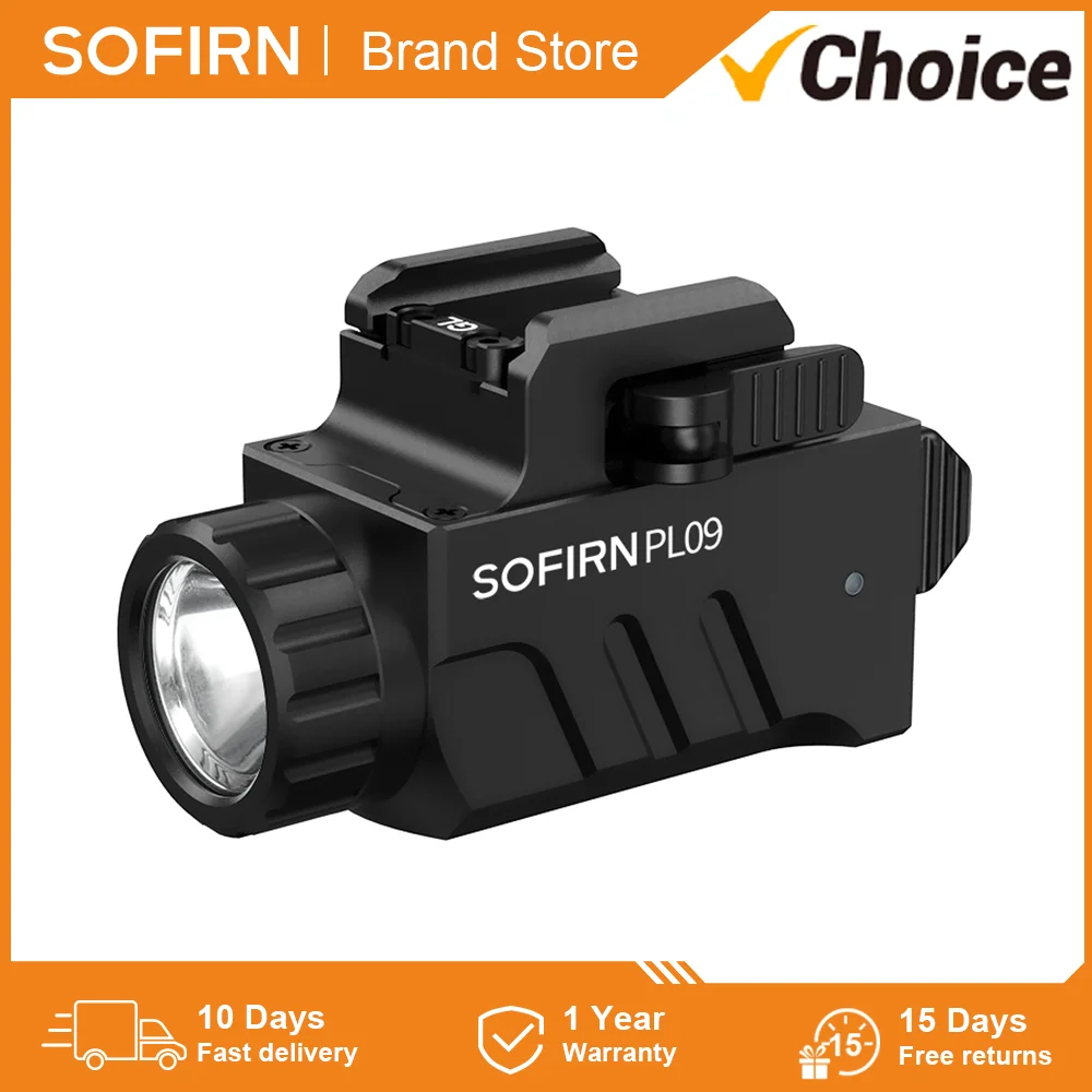 

SOFIRN PL09 тактический фонарик SST40 Led светильник 1600 лм, перезаряжаемый, яркий, со стробоскопическим режимом