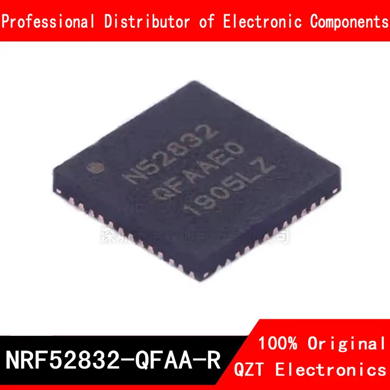 10pcs/lot NRF52832-QFAA-R QFN NRF52832 NRF52832-QFAA N52832 QFN-48 new original In Stock тестовое bluetooth устройство nrf52832 с чипом ble4 2 ble5 0