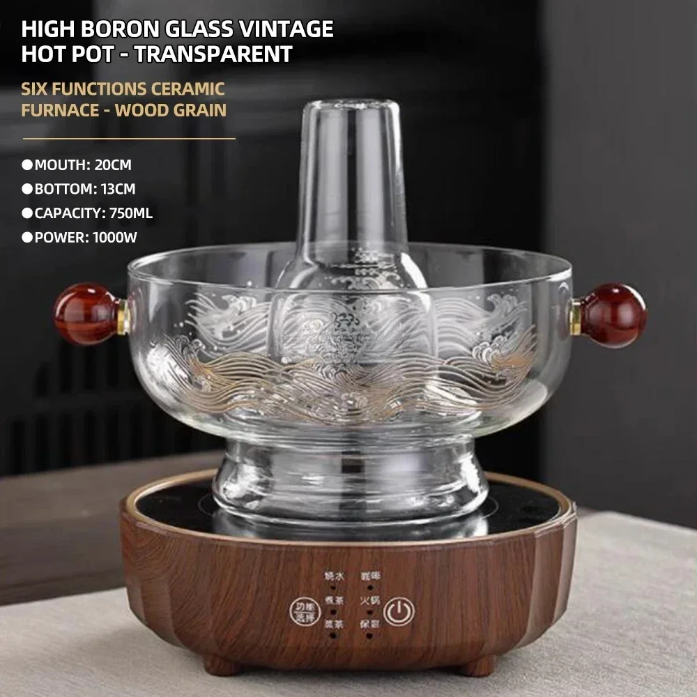 Household Elektrisch Hotpot Cooker Mini Electric Ceramic Stove Hot Pot Machine Cuisiniere Electrique 2