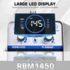 145Amp MIG Welder,110V Flux Core Welder Flux MIG/Lift TIG/Stick 3 in 1 Large LED Digital Display Welding Machine 2